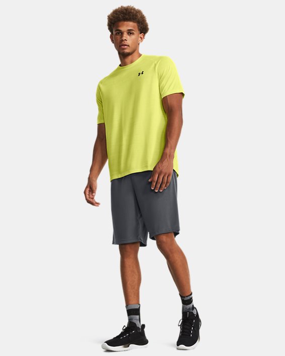 Men's UA Tech™ 2.0 Tiger Short Sleeve in Yellow image number 2